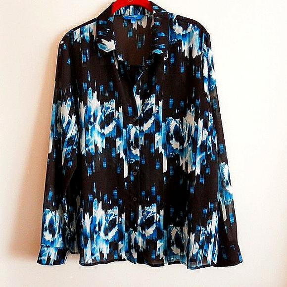 Derek Lam/DeisgNation Collab Blouse Sz. L - Picture 6 of 6
